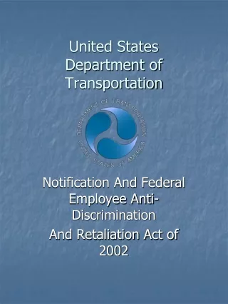 United States  Department of Transportation