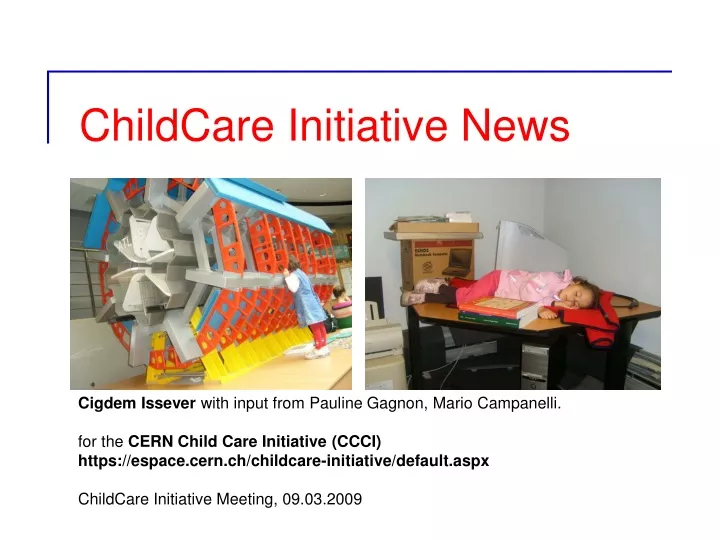 childcare initiative news
