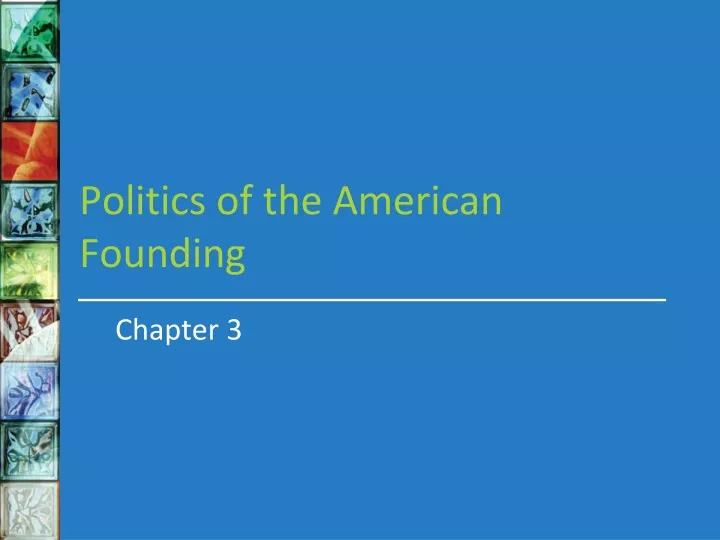 politics of the american founding