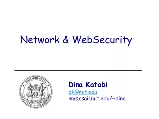Network &amp; WebSecurity