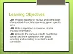 Learning Objectives - slide 1