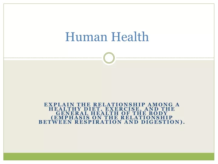 human health