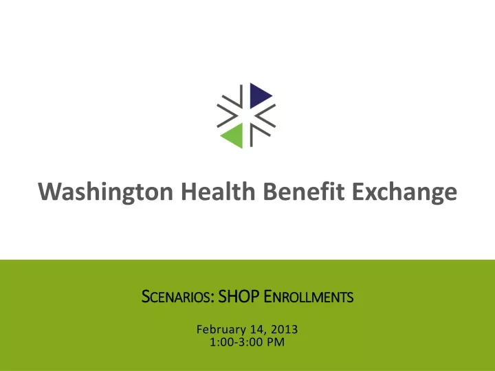 scenarios shop enrollments