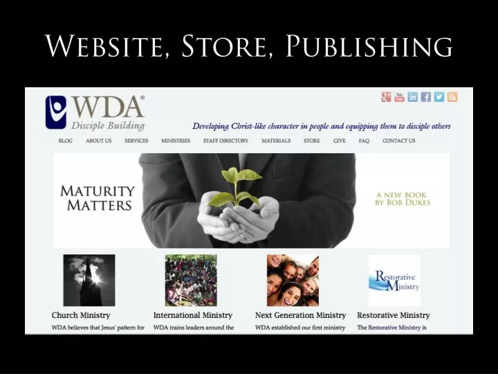 website store publishing