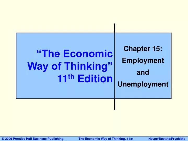 the economic way of thinking 11 th edition