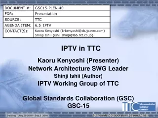 IPTV  in TTC