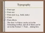 Typography