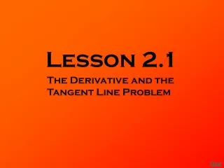 Lesson 2.1