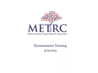 Dynamometer Training 5/15/2013