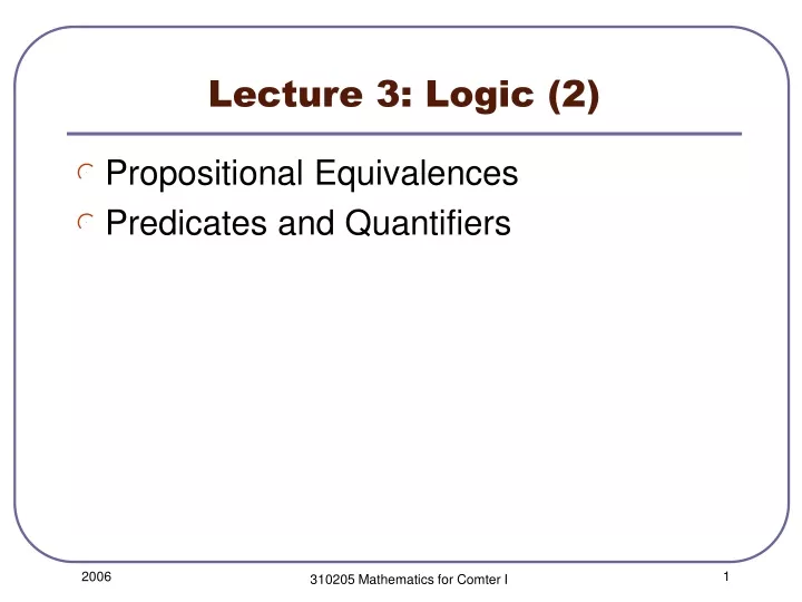 lecture 3 logic 2