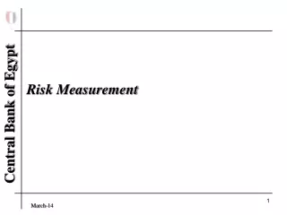 Risk Measurement