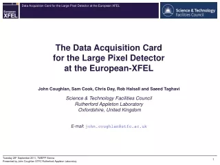 The Data Acquisition Card for the Large Pixel Detector at the European-XFEL