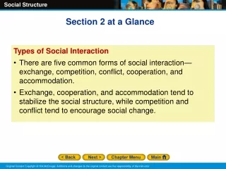 Types of Social Interaction