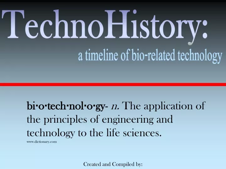 technohistory