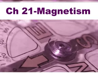 Ch 21-Magnetism