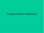 Turing machine simulations - slide 1