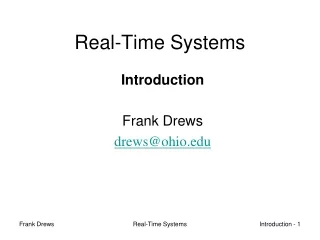 Real-Time Systems