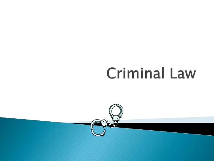 criminal law