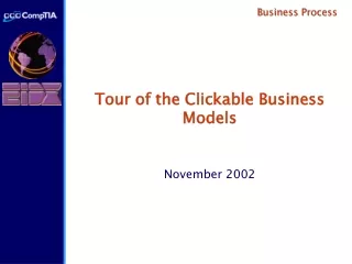 Tour of the Clickable Business Models
