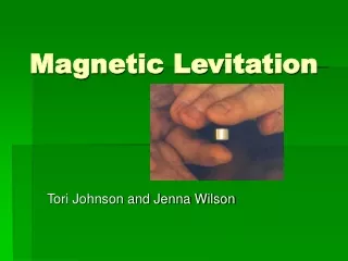 Magnetic Levitation