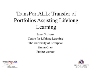 TransPortALL: Transfer of Portfolios Assisting Lifelong Learning