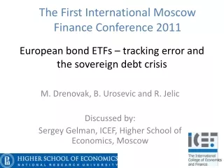 European bond ETFs – tracking error and the sovereign debt crisis