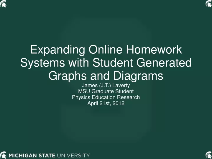 expanding online homework systems with student