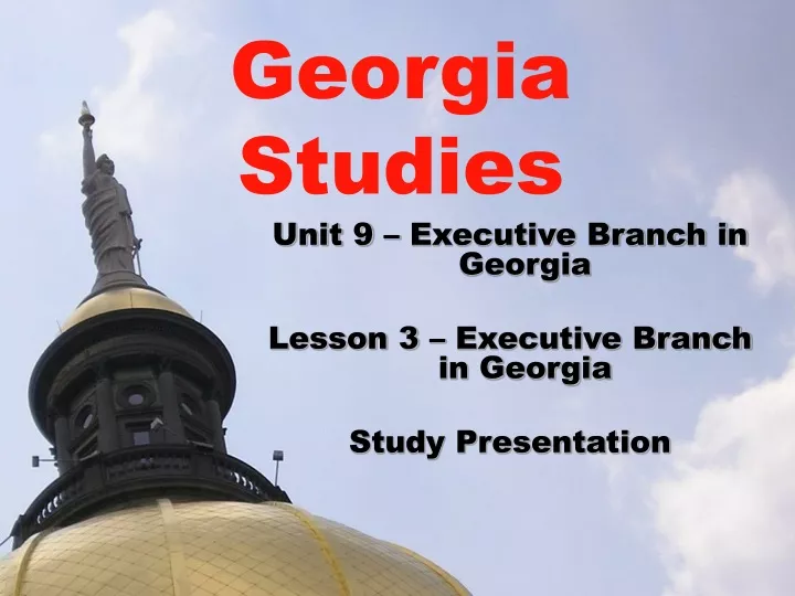 georgia studies