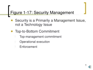 Figure 1-17: Security Management