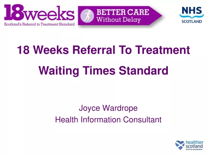 18 weeks referral to treatment waiting times
