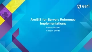ArcGIS for Server: Reference Implementations