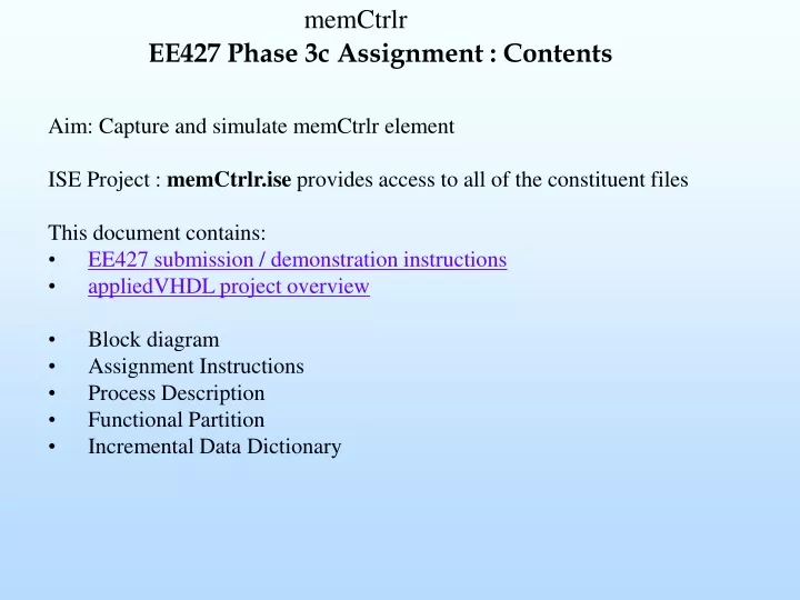 ee427 phase 3c assignment contents