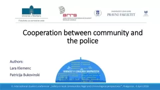 Cooperation between community and the police