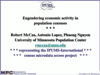 IPUMS: most complete archive of census documentation