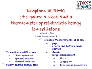 Dileptons at RHIC e+e- pairs: a clock and a thermometer of relativistic heavy ion collisions