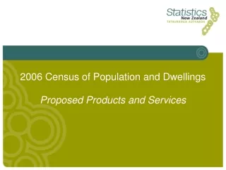 2006 Census of Population and Dwellings
