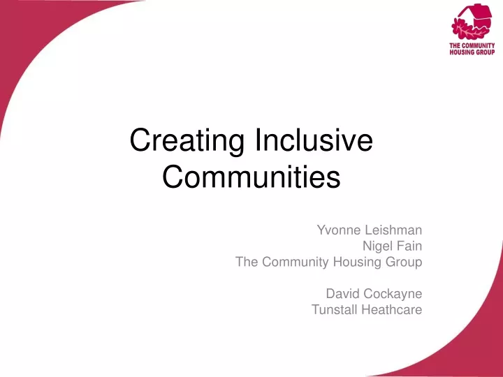 creating inclusive communities