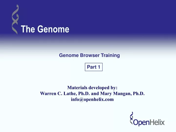 the genome