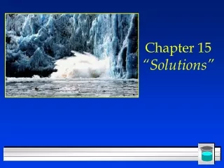 Chapter 15 “Solutions”