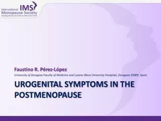 Urogenital  symptoms  in  the  postmenopause