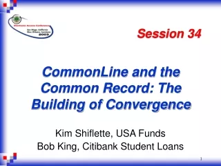 CommonLine and the Common Record: The Building of Convergence