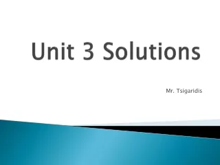 Unit 3 Solutions