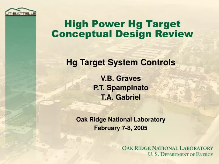 high power hg target conceptual design review