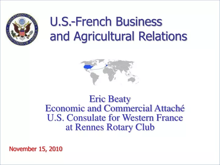 u s french business and agricultural relations