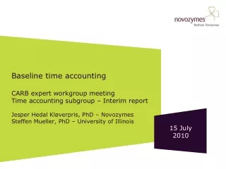 Baseline time accounting