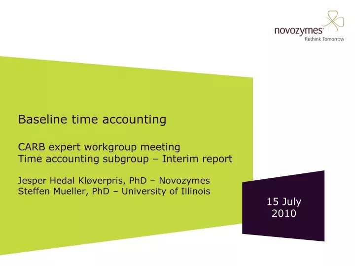 baseline time accounting