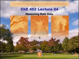 ChE 452 Lecture 04