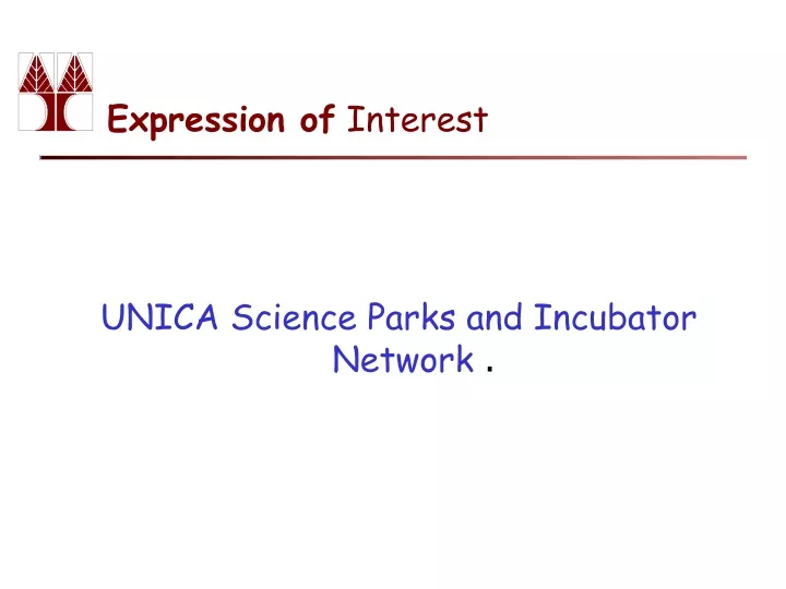 expression of interest