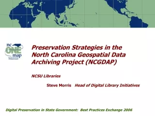 Digital Preservation in State Government:  Best Practices Exchange 2006