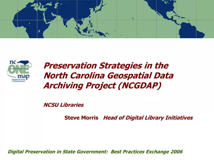 preservation strategies in the north carolina